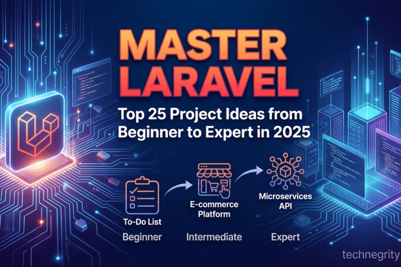 Master Laravel: Top 25 Project Ideas from Beginner to Expert in 2025